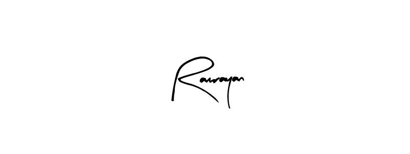 if you are searching for the best signature style for your name Ramrayan. so please give up your signature search. here we have designed multiple signature styles  using Arty Signature. Ramrayan signature style 8 images and pictures png