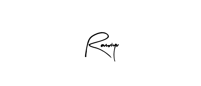Once you've used our free online signature maker to create your best signature Arty Signature style, it's time to enjoy all of the benefits that Ramriyu name signing documents. Ramriyu signature style 8 images and pictures png