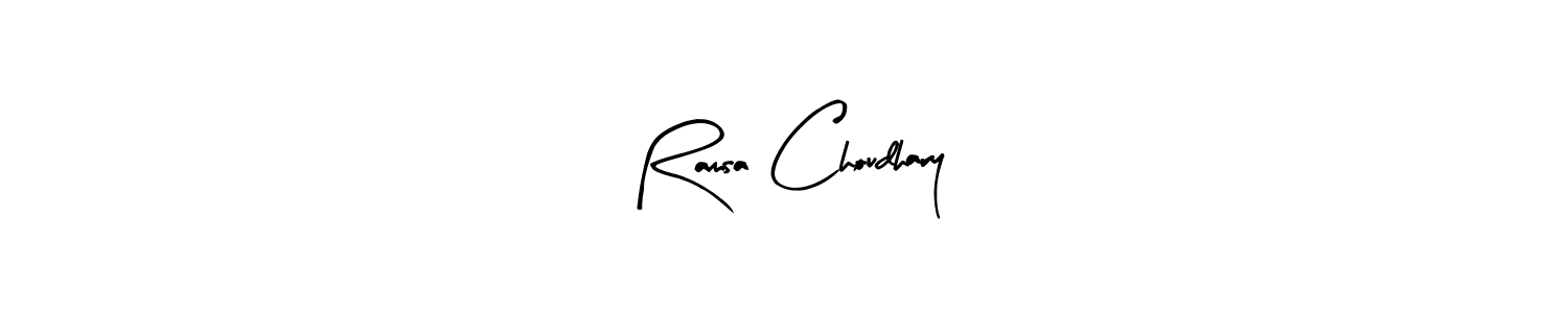 Once you've used our free online signature maker to create your best signature Arty Signature style, it's time to enjoy all of the benefits that Ramsa Choudhary name signing documents. Ramsa Choudhary signature style 8 images and pictures png