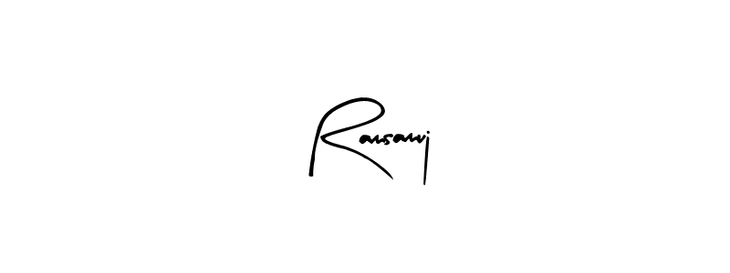 Use a signature maker to create a handwritten signature online. With this signature software, you can design (Arty Signature) your own signature for name Ramsamuj. Ramsamuj signature style 8 images and pictures png