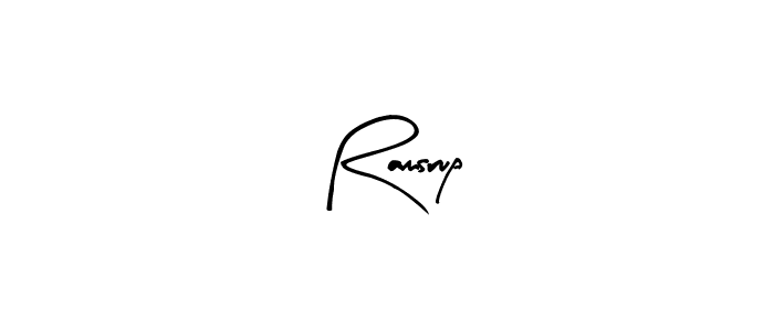Design your own signature with our free online signature maker. With this signature software, you can create a handwritten (Arty Signature) signature for name Ramsrup. Ramsrup signature style 8 images and pictures png
