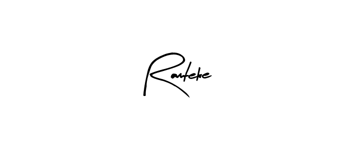 How to make Ramteke name signature. Use Arty Signature style for creating short signs online. This is the latest handwritten sign. Ramteke signature style 8 images and pictures png