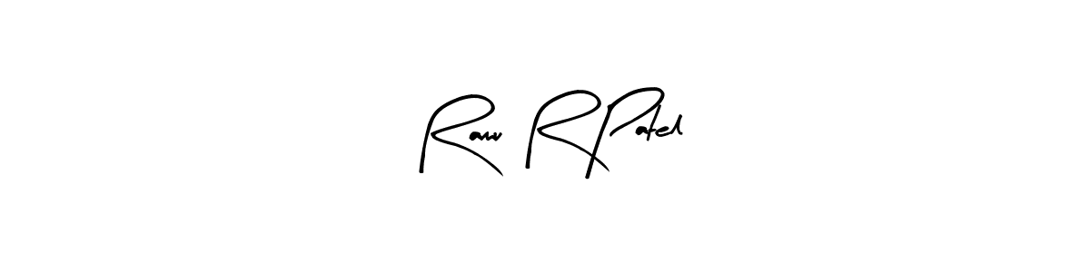 See photos of Ramu R Patel official signature by Spectra . Check more albums & portfolios. Read reviews & check more about Arty Signature font. Ramu R Patel signature style 8 images and pictures png