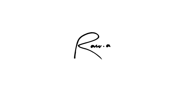 Design your own signature with our free online signature maker. With this signature software, you can create a handwritten (Arty Signature) signature for name Ramu.a. Ramu.a signature style 8 images and pictures png