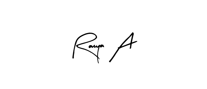 Make a short Ramya A signature style. Manage your documents anywhere anytime using Arty Signature. Create and add eSignatures, submit forms, share and send files easily. Ramya A signature style 8 images and pictures png