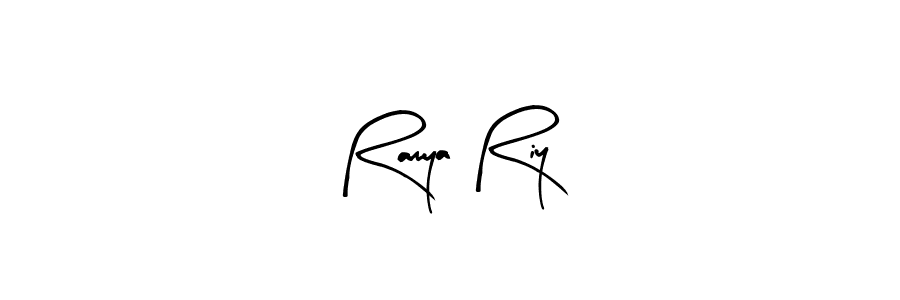 Also we have Ramya Riy name is the best signature style. Create professional handwritten signature collection using Arty Signature autograph style. Ramya Riy signature style 8 images and pictures png