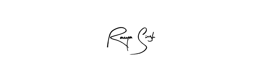 if you are searching for the best signature style for your name Ramya Singh. so please give up your signature search. here we have designed multiple signature styles  using Arty Signature. Ramya Singh signature style 8 images and pictures png