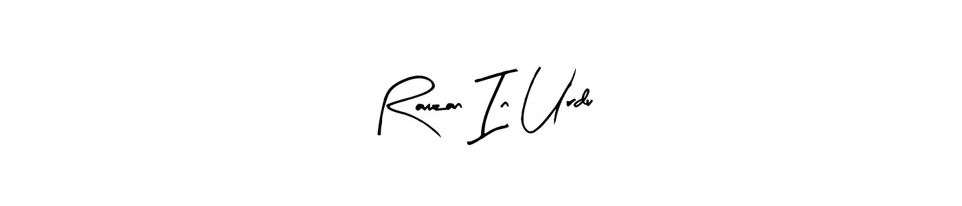 You should practise on your own different ways (Arty Signature) to write your name (Ramzan In Urdu) in signature. don't let someone else do it for you. Ramzan In Urdu signature style 8 images and pictures png