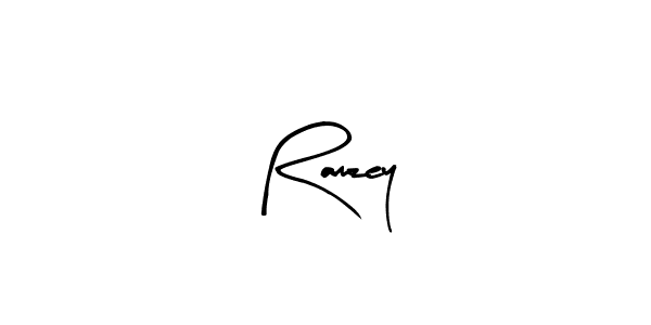 Design your own signature with our free online signature maker. With this signature software, you can create a handwritten (Arty Signature) signature for name Ramzey. Ramzey signature style 8 images and pictures png