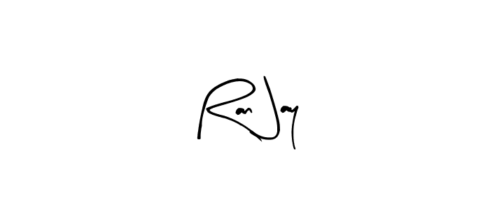 Use a signature maker to create a handwritten signature online. With this signature software, you can design (Arty Signature) your own signature for name Ran Jay. Ran Jay signature style 8 images and pictures png