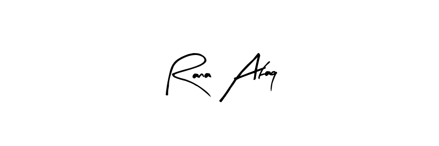 Also we have Rana Afaq name is the best signature style. Create professional handwritten signature collection using Arty Signature autograph style. Rana Afaq signature style 8 images and pictures png