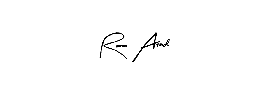 Also You can easily find your signature by using the search form. We will create Rana Asad name handwritten signature images for you free of cost using Arty Signature sign style. Rana Asad signature style 8 images and pictures png