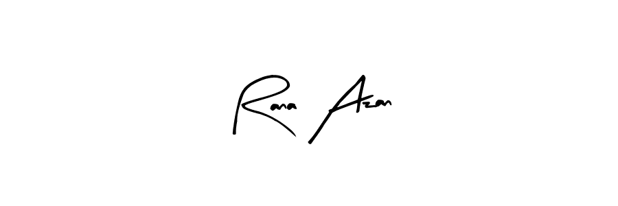 Best and Professional Signature Style for Rana Azan. Arty Signature Best Signature Style Collection. Rana Azan signature style 8 images and pictures png