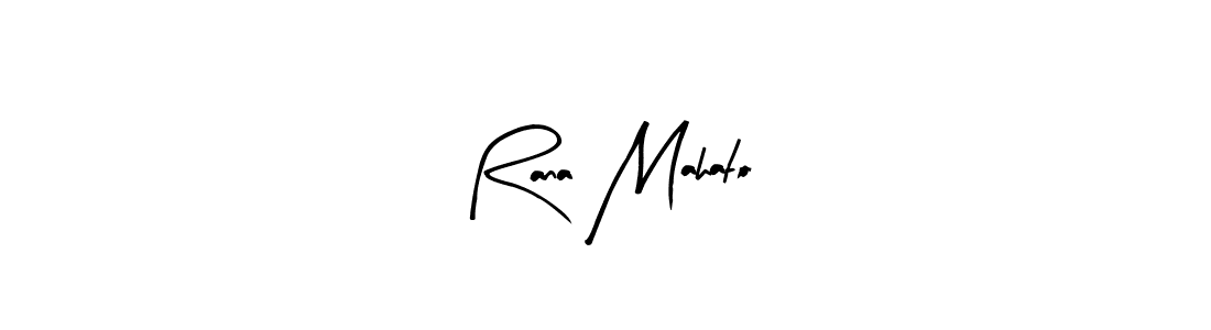 Design your own signature with our free online signature maker. With this signature software, you can create a handwritten (Arty Signature) signature for name Rana Mahato. Rana Mahato signature style 8 images and pictures png