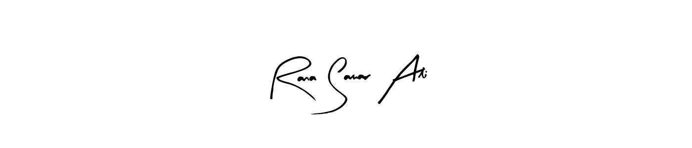 Once you've used our free online signature maker to create your best signature Arty Signature style, it's time to enjoy all of the benefits that Rana Samar Ali name signing documents. Rana Samar Ali signature style 8 images and pictures png