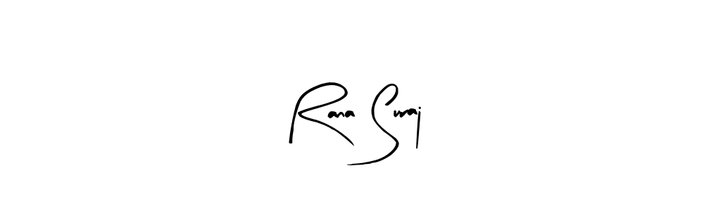 Rana Suraj stylish signature style. Best Handwritten Sign (Arty Signature) for my name. Handwritten Signature Collection Ideas for my name Rana Suraj. Rana Suraj signature style 8 images and pictures png