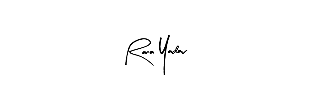 It looks lik you need a new signature style for name Rana Yadav. Design unique handwritten (Arty Signature) signature with our free signature maker in just a few clicks. Rana Yadav signature style 8 images and pictures png