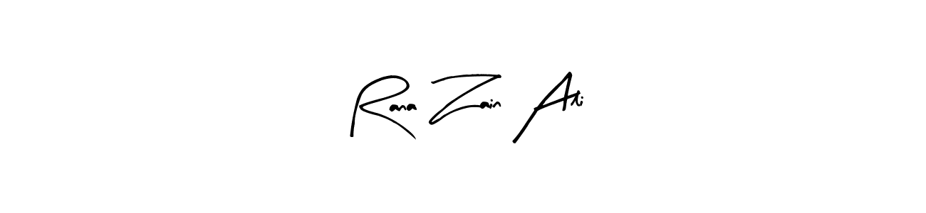 How to make Rana Zain Ali signature? Arty Signature is a professional autograph style. Create handwritten signature for Rana Zain Ali name. Rana Zain Ali signature style 8 images and pictures png