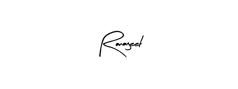 Make a beautiful signature design for name Ranageet. With this signature (Arty Signature) style, you can create a handwritten signature for free. Ranageet signature style 8 images and pictures png
