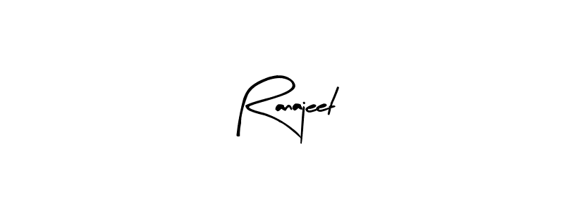 Arty Signature is a professional signature style that is perfect for those who want to add a touch of class to their signature. It is also a great choice for those who want to make their signature more unique. Get Ranajeet name to fancy signature for free. Ranajeet signature style 8 images and pictures png