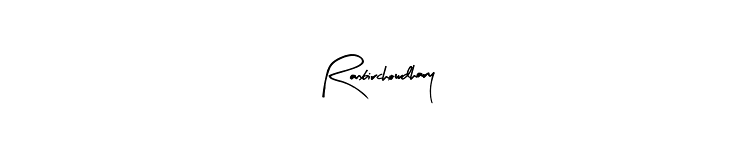 Design your own signature with our free online signature maker. With this signature software, you can create a handwritten (Arty Signature) signature for name Ranbirchowdhary. Ranbirchowdhary signature style 8 images and pictures png