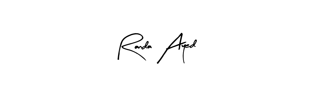The best way (Arty Signature) to make a short signature is to pick only two or three words in your name. The name Randa Ayed include a total of six letters. For converting this name. Randa Ayed signature style 8 images and pictures png