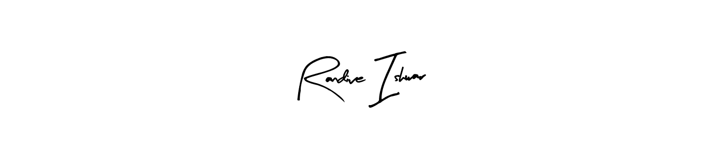 Best and Professional Signature Style for Randive Ishwar. Arty Signature Best Signature Style Collection. Randive Ishwar signature style 8 images and pictures png