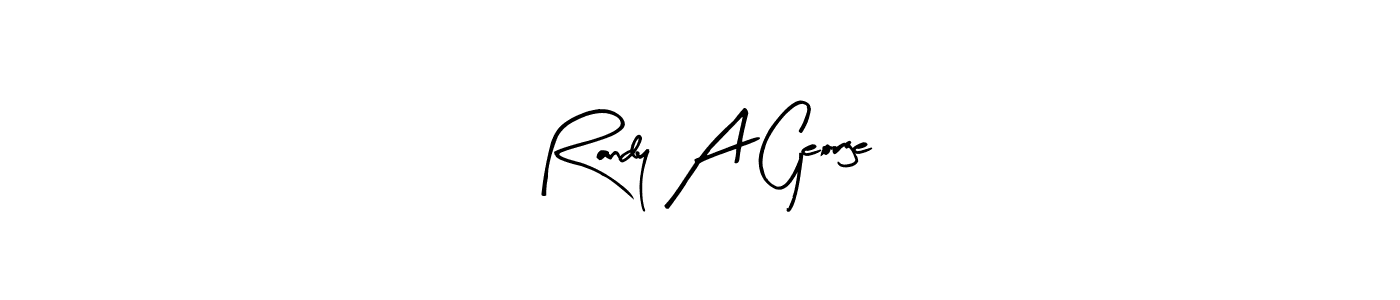 How to make Randy A George signature? Arty Signature is a professional autograph style. Create handwritten signature for Randy A George name. Randy A George signature style 8 images and pictures png