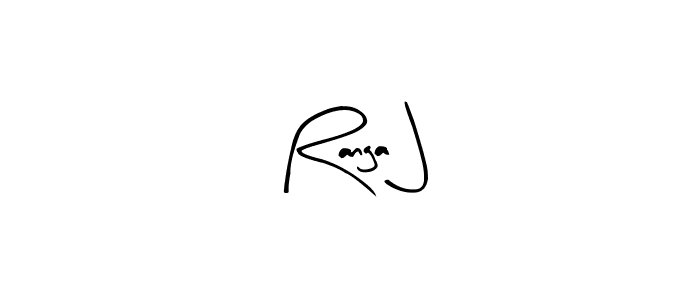 How to Draw Ranga J signature style? Arty Signature is a latest design signature styles for name Ranga J. Ranga J signature style 8 images and pictures png
