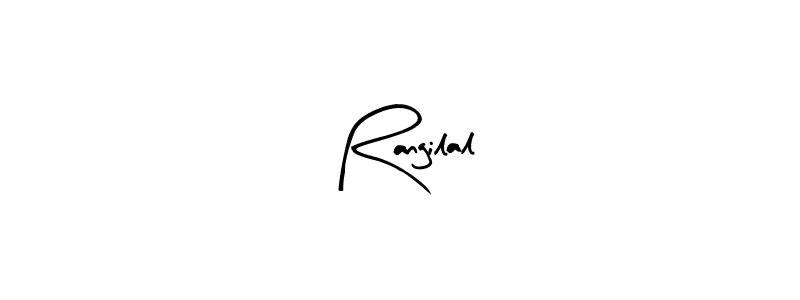 Create a beautiful signature design for name Rangilal. With this signature (Arty Signature) fonts, you can make a handwritten signature for free. Rangilal signature style 8 images and pictures png