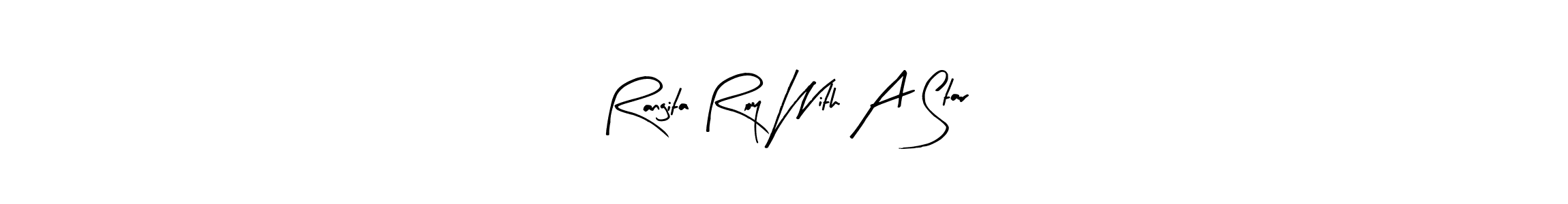 It looks lik you need a new signature style for name Rangita Roy With A Star. Design unique handwritten (Arty Signature) signature with our free signature maker in just a few clicks. Rangita Roy With A Star signature style 8 images and pictures png