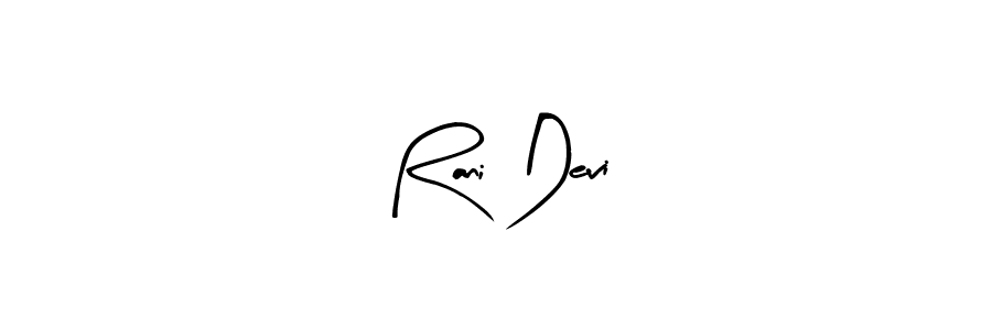 You can use this online signature creator to create a handwritten signature for the name Rani Devi. This is the best online autograph maker. Rani Devi signature style 8 images and pictures png
