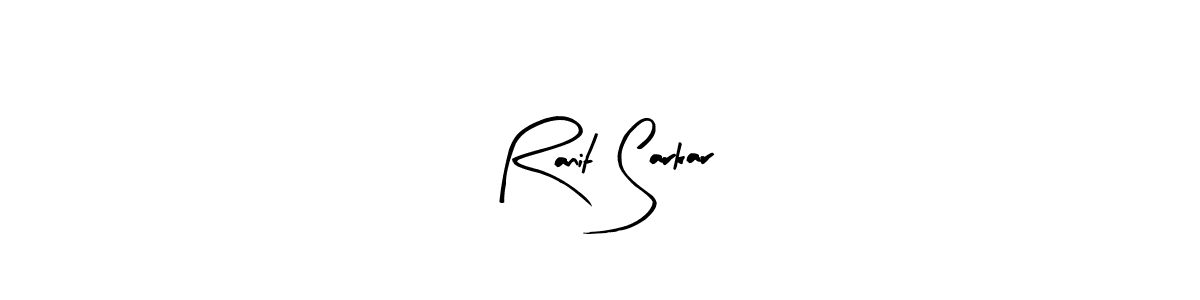 Use a signature maker to create a handwritten signature online. With this signature software, you can design (Arty Signature) your own signature for name Ranit Sarkar. Ranit Sarkar signature style 8 images and pictures png