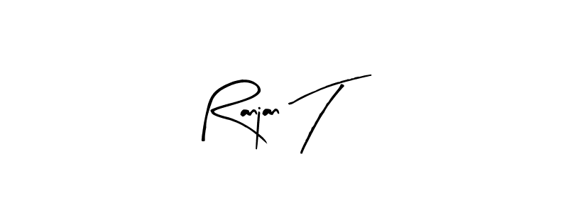 Here are the top 10 professional signature styles for the name Ranjan T. These are the best autograph styles you can use for your name. Ranjan T signature style 8 images and pictures png