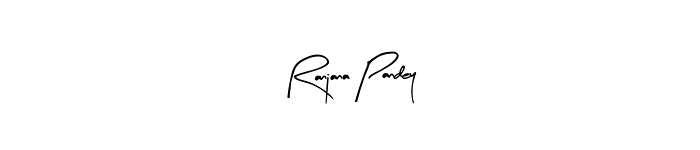 Similarly Arty Signature is the best handwritten signature design. Signature creator online .You can use it as an online autograph creator for name Ranjana Pandey. Ranjana Pandey signature style 8 images and pictures png