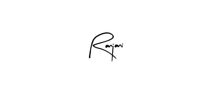 if you are searching for the best signature style for your name Ranjani. so please give up your signature search. here we have designed multiple signature styles  using Arty Signature. Ranjani signature style 8 images and pictures png