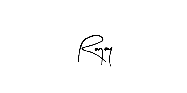 Make a beautiful signature design for name Ranjay. With this signature (Arty Signature) style, you can create a handwritten signature for free. Ranjay signature style 8 images and pictures png