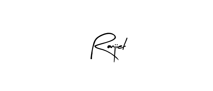 Make a beautiful signature design for name Ranjiet. With this signature (Arty Signature) style, you can create a handwritten signature for free. Ranjiet signature style 8 images and pictures png