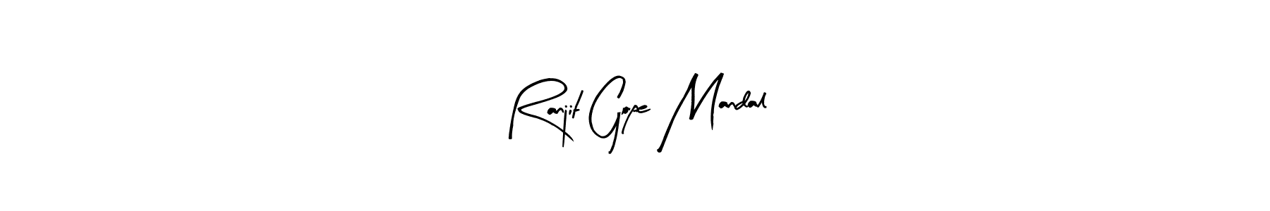 Ranjit Gope Mandal stylish signature style. Best Handwritten Sign (Arty Signature) for my name. Handwritten Signature Collection Ideas for my name Ranjit Gope Mandal. Ranjit Gope Mandal signature style 8 images and pictures png