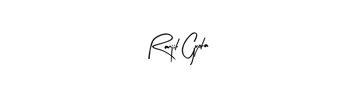 Design your own signature with our free online signature maker. With this signature software, you can create a handwritten (Arty Signature) signature for name Ranjit Gupta. Ranjit Gupta signature style 8 images and pictures png