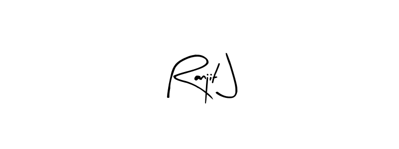 Use a signature maker to create a handwritten signature online. With this signature software, you can design (Arty Signature) your own signature for name Ranjit J. Ranjit J signature style 8 images and pictures png