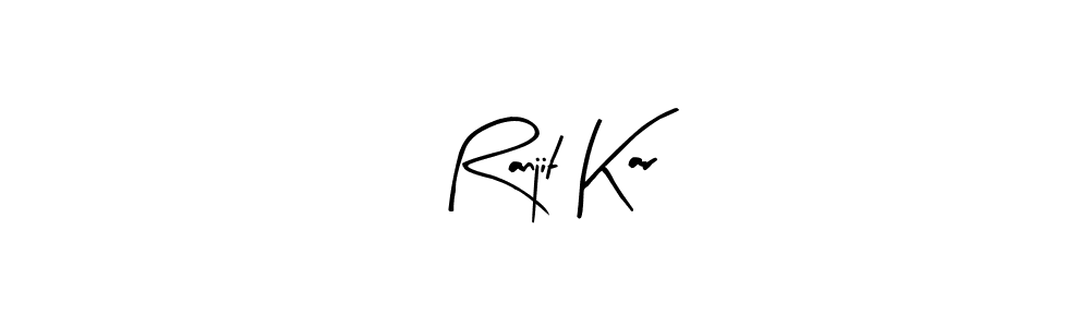 Design your own signature with our free online signature maker. With this signature software, you can create a handwritten (Arty Signature) signature for name Ranjit Kar. Ranjit Kar signature style 8 images and pictures png
