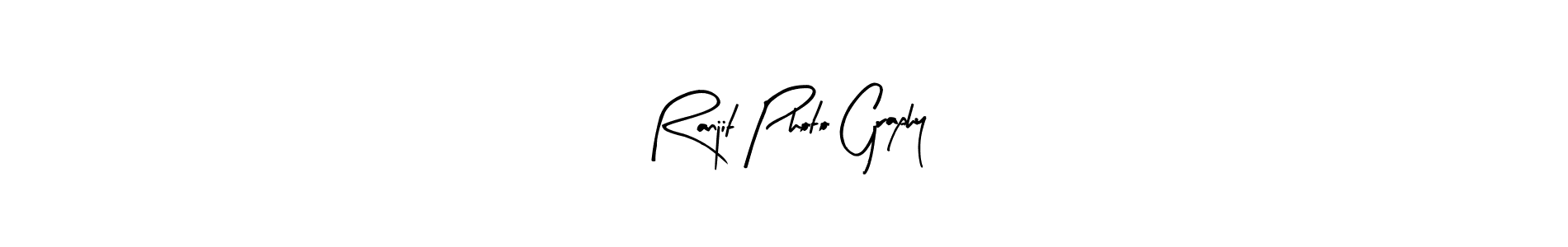 Ranjit Photo Graphy stylish signature style. Best Handwritten Sign (Arty Signature) for my name. Handwritten Signature Collection Ideas for my name Ranjit Photo Graphy. Ranjit Photo Graphy signature style 8 images and pictures png