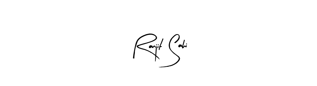 How to make Ranjit Sahi name signature. Use Arty Signature style for creating short signs online. This is the latest handwritten sign. Ranjit Sahi signature style 8 images and pictures png