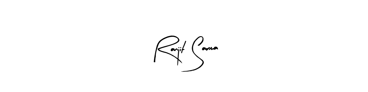 Make a beautiful signature design for name Ranjit Sarma. Use this online signature maker to create a handwritten signature for free. Ranjit Sarma signature style 8 images and pictures png