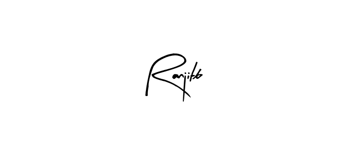 Similarly Arty Signature is the best handwritten signature design. Signature creator online .You can use it as an online autograph creator for name Ranjitb. Ranjitb signature style 8 images and pictures png