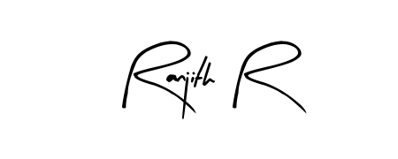 Also we have Ranjith R name is the best signature style. Create professional handwritten signature collection using Arty Signature autograph style. Ranjith R signature style 8 images and pictures png