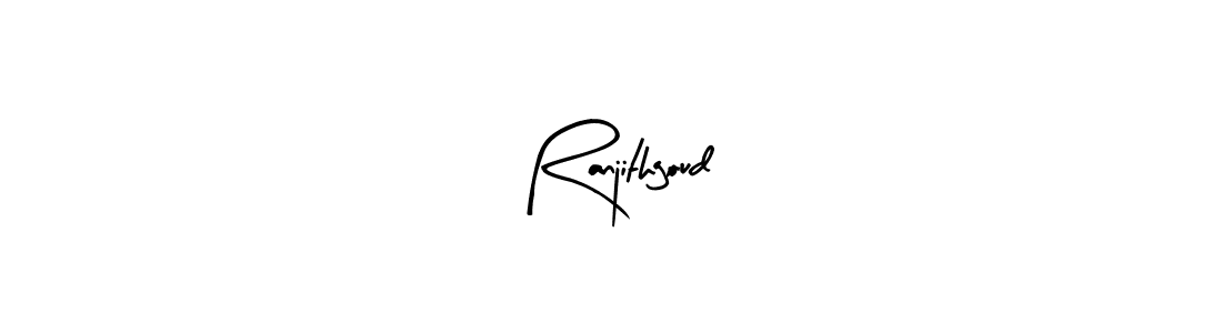 You should practise on your own different ways (Arty Signature) to write your name (Ranjithgoud) in signature. don't let someone else do it for you. Ranjithgoud signature style 8 images and pictures png