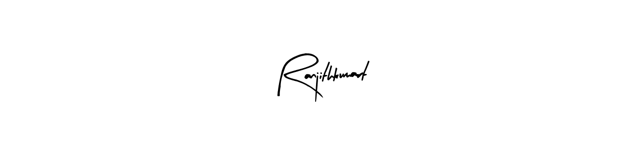 Make a beautiful signature design for name Ranjithkumart. With this signature (Arty Signature) style, you can create a handwritten signature for free. Ranjithkumart signature style 8 images and pictures png