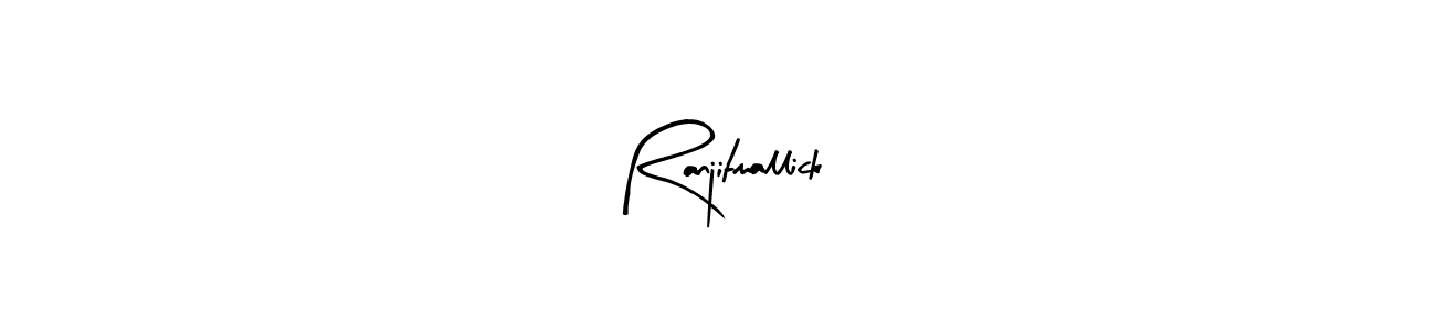 Make a beautiful signature design for name Ranjitmallick. With this signature (Arty Signature) style, you can create a handwritten signature for free. Ranjitmallick signature style 8 images and pictures png